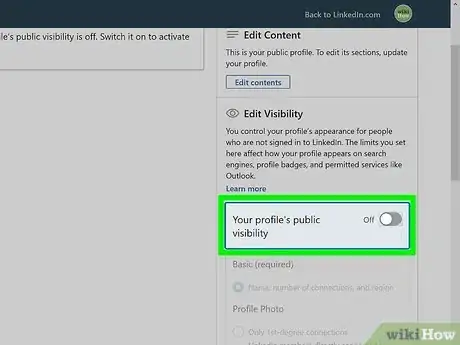 Image titled Hide Your LinkedIn Profile Step 5