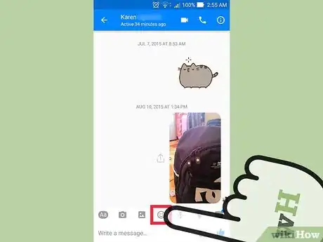 Image titled Use Stickers on Facebook Messenger Step 2