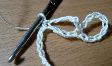 Image titled Slip stitch into fifth chain from hook.
