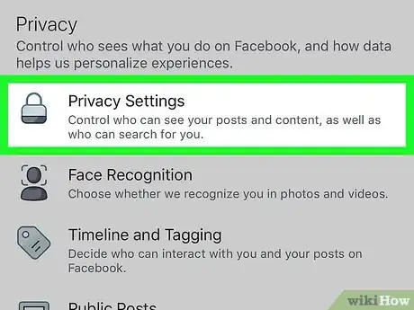 Image titled Prevent Facebook Friends from Being Notified when You Accept a Friend Request on iPhone or iPad Step 5