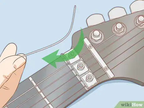 Image titled Restring a Floating Bridge (Floyd Rose) Step 4