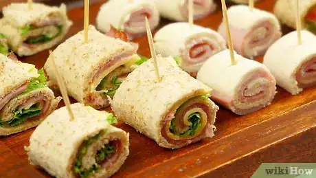 Image titled Make Pinwheel Sandwiches Step 3