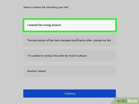 Image titled Cancel a Bid on eBay Step 6