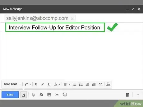 Image titled Write a Follow Up Email for a Job Application Step 20