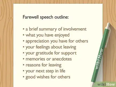 Image titled Make a Farewell Speech Step 5