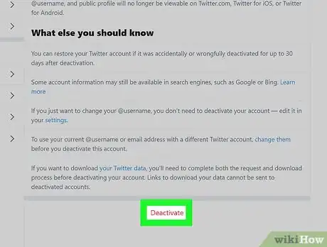Image titled Delete a Twitter Account Step 5