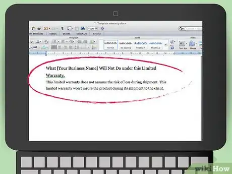 Image titled Draft a Warranty Step 10