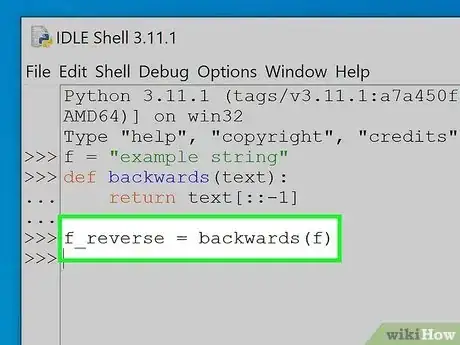 Image titled Reverse a String in Python Step 6