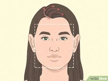 Image titled Part Your Hair for Your Face Shape Step 7