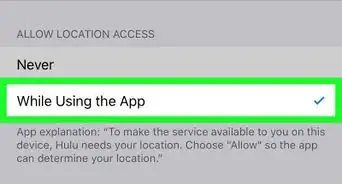 Enable Location on Hulu on iPhone or iPad
