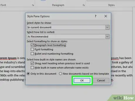 Image titled See All Paragraph Styles Used in a Word Doc Step 20
