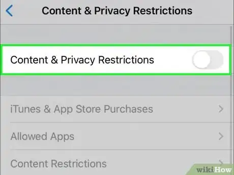 Image titled Disable Restrictions on an iPhone Step 5