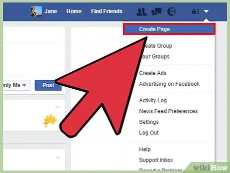 Image titled Make a Facebook Page for a Celebrity or Organization Step 3