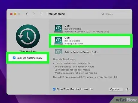 Image titled Use Time Machine on a Mac Step 5