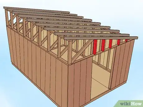 Image titled Build a Lean to Shed Step 17