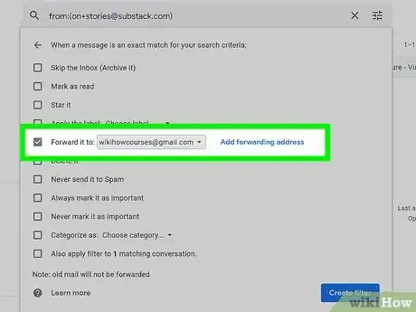 Image titled Create a Filter in Gmail Step 15