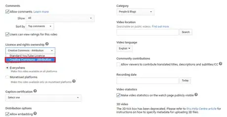 Image titled Change the Licence of Your YouTube Video.png