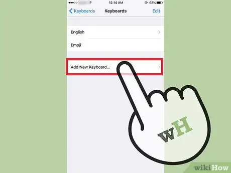 Image titled Change the Keyboard Layout in iOS Step 11