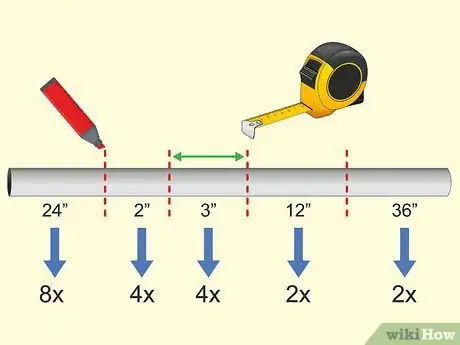 Image titled Build a PVC Bike Rack Step 1
