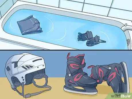 Image titled Wash Hockey Gear Step 11