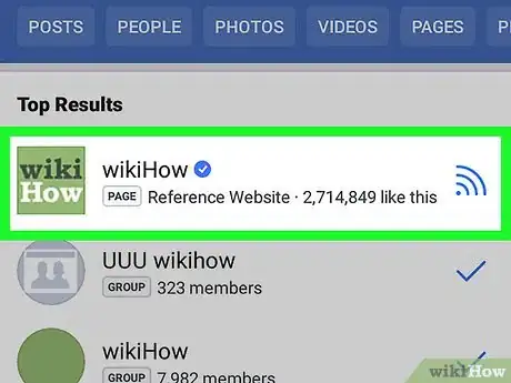 Image titled Share a Facebook Page on Android Step 4