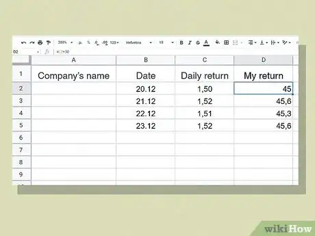 Image titled Calculate Daily Return of a Stock Step 13