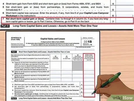 Image titled Complete a Schedule D Form Step 10