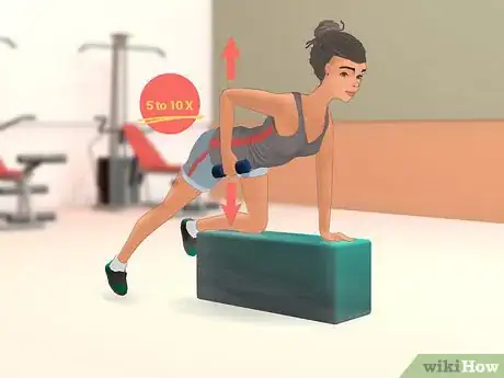 Image titled Work Your Back With Dumbbells Step 7