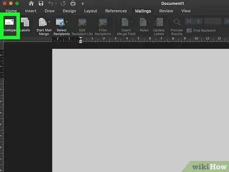 Image titled Print on an Envelope Using Microsoft Word Step 14