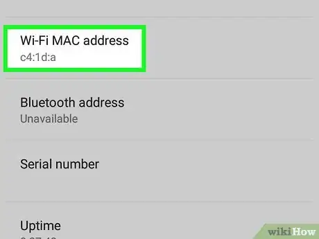 Image titled Find Your Mac Address on Samsung Galaxy Step 4