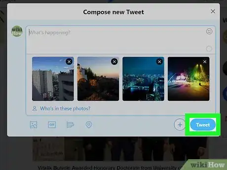 Image titled Post Multiple Pictures in a Single Tweet on Twitter Step 5