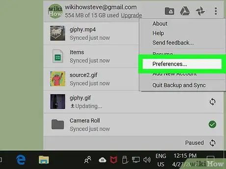 Image titled Stop a Google Drive Sync on PC or Mac Step 5
