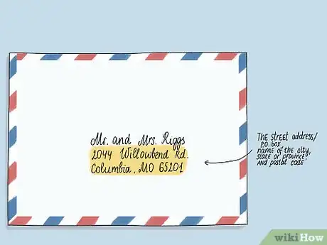 Image titled Address an Envelope to a Married Couple Step 9