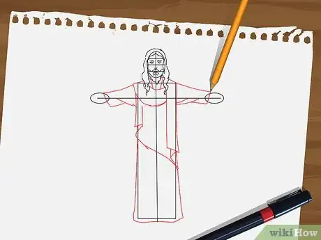 Image titled Draw Jesus Step 7