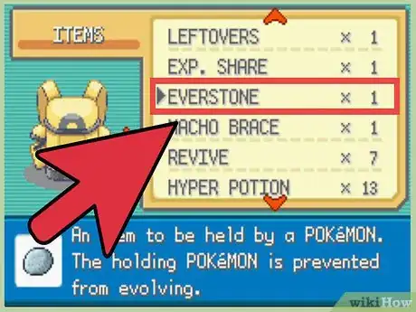 Image titled Cancel an Evolution in a Pokémon Game Step 5