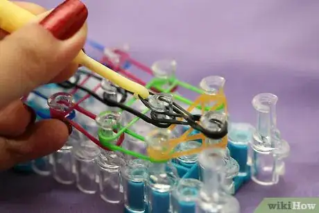 Image titled Make a Ladder Bracelet on the Rainbow Loom Step 6