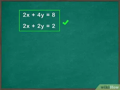 Image titled Solve Systems of Equations Step 1