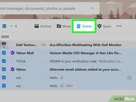 Image titled Delete All Messages in Yahoo Mail Step 13