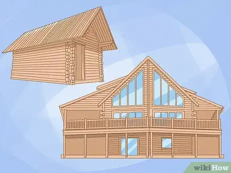 Image titled Build a Log House Step 1