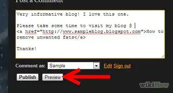 Post a Comment on a Blog With an Embedded Link