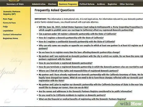 Image titled File for a California Domestic Partnership Step 2