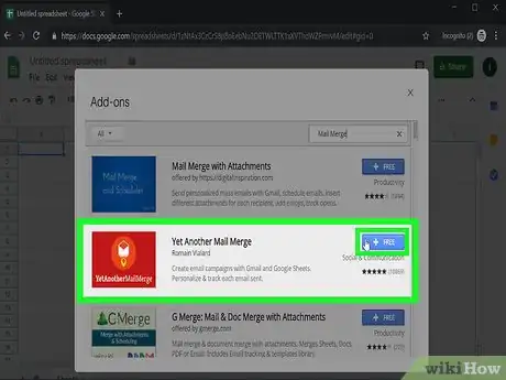 Image titled Create a Mailing List from a Google Docs Spreadsheet Step 8