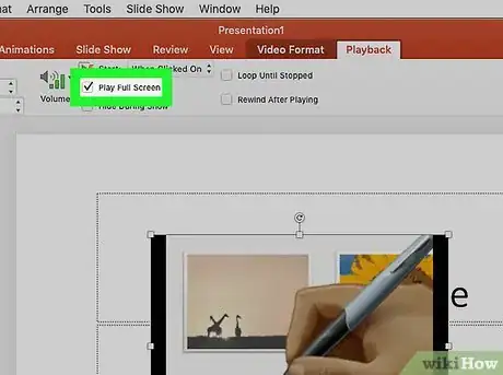 Image titled Add a Video to Powerpoint on a Mac Step 24