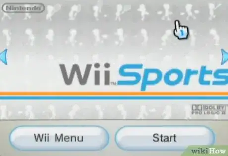 Image titled Turn the Tennis Courts Blue in Wii Sports Step 2