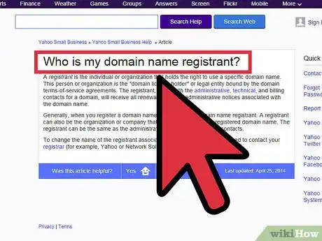 Image titled Transfer a Domain from Yahoo! Account Step 3