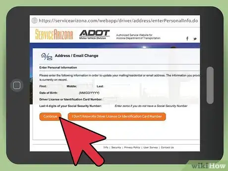 Image titled Change an Arizona Driver's License Address Step 4
