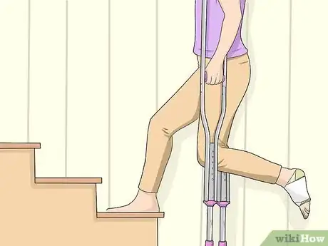 Image titled Go Upstairs with Crutches Step 12