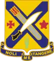 2nd Infantry Regiment"Noli Me Tangere"(Do Not Touch Me)