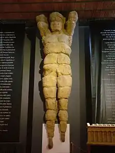 Ancient Greek atlas from the Temple of Olympian Zeus, Agrigento, 5th century BC, Museo Archeologico Regionale, Agrigento