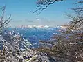 Mikuni Mountains from the middle of Mount Kurobi